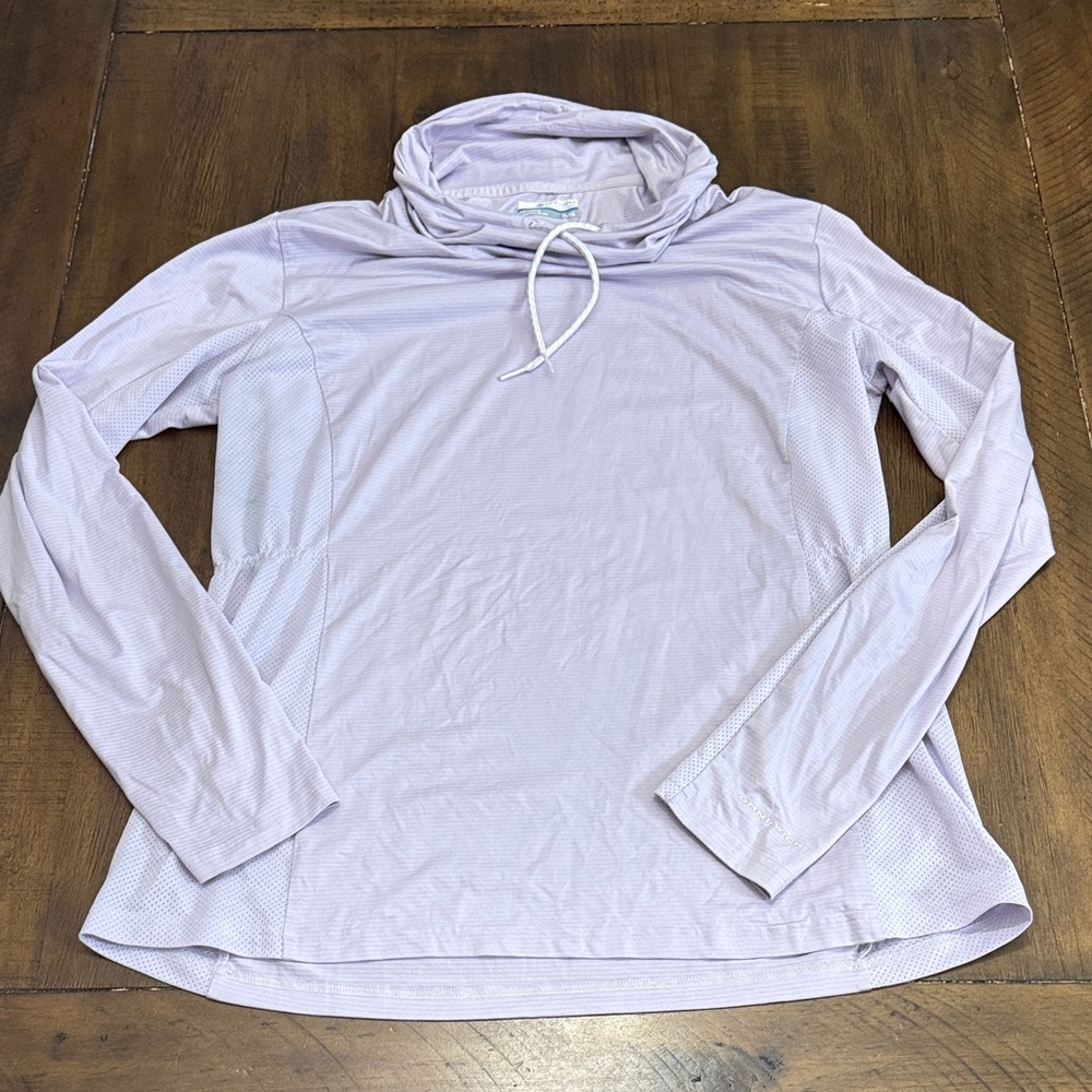Lavender Columbia Women's Lightweight Pullover Cowl Neck Top